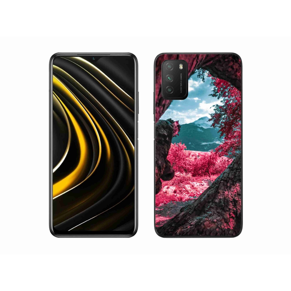 Gélový kryt mmCase na Xiaomi Poco M3 - výhľad na hory