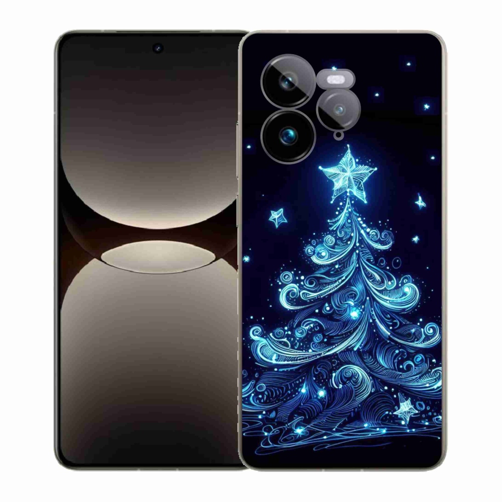Gélový kryt mmCase na Realme GT 7 Pro 5G - neónový vianočný stromček 4