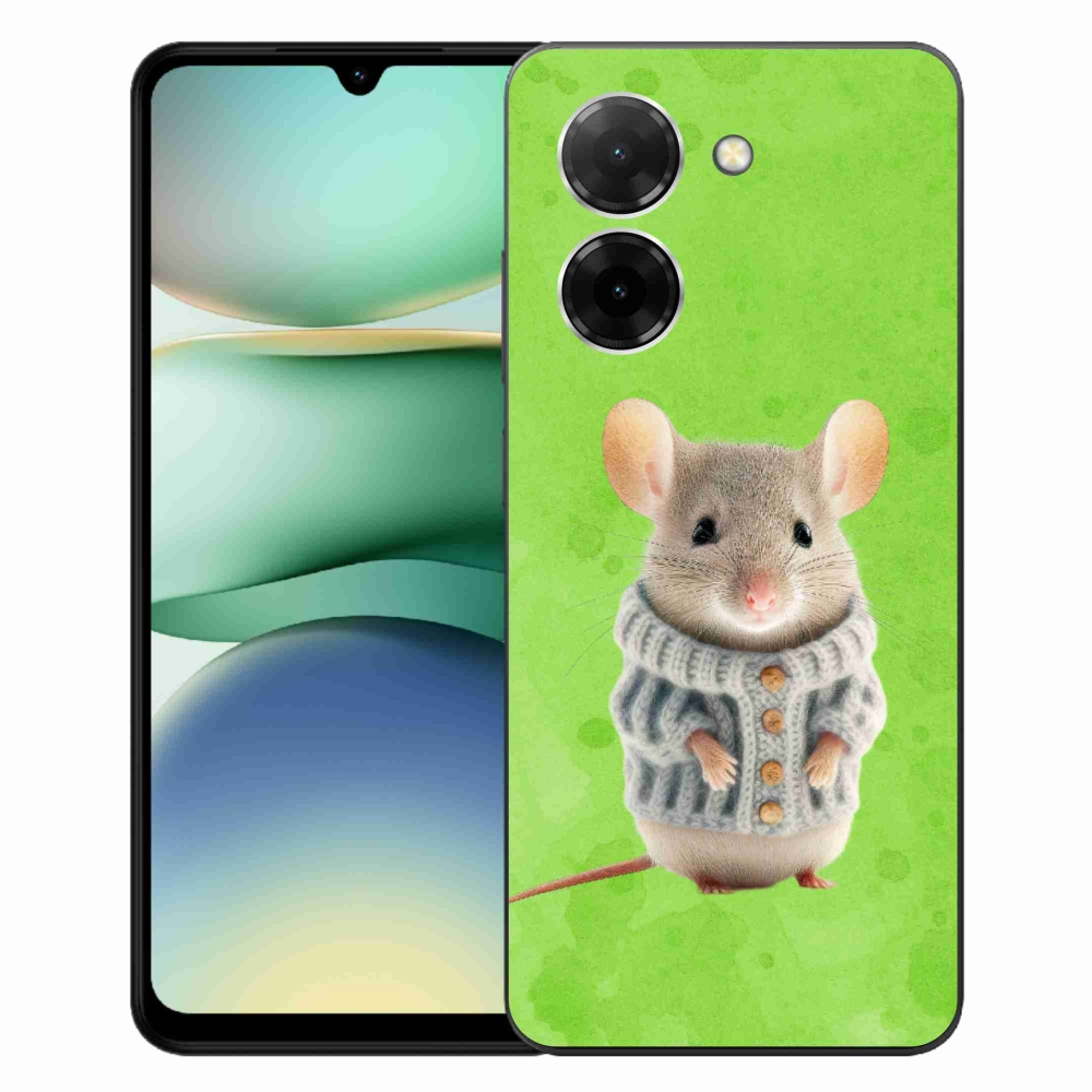 Gélový kryt mmCase na Xiaomi Redmi A5 - myška vo svetri