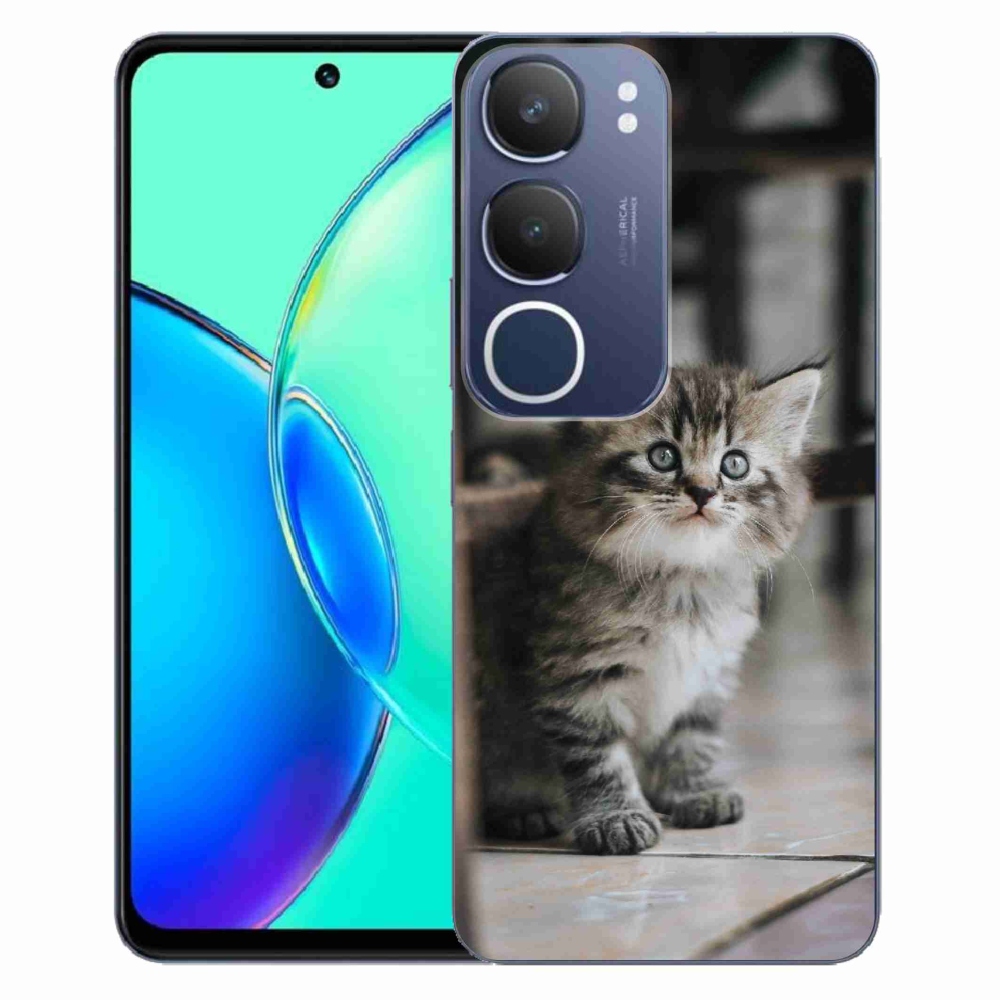 Gélový kryt mmCase na Vivo Y19s - mačiatko