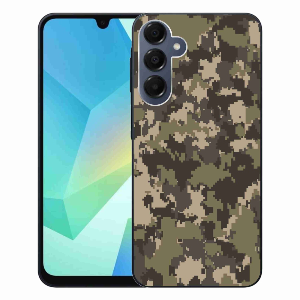 Gélový kryt mmCase na Samsung Galaxy A16 4G/5G - maskáčový vzor 12