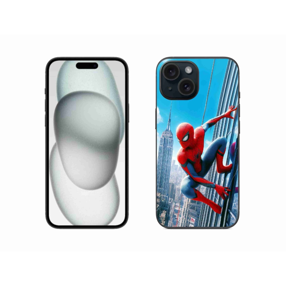 Gélový kryt mmCase na iPhone 15 - spiderman