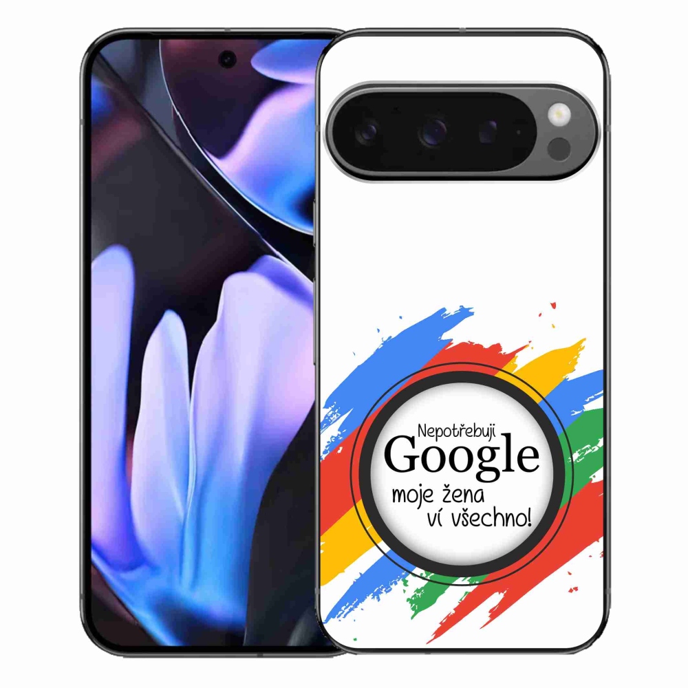 Gélový kryt mmCase na Google Pixel 9 Pro XL - žena vie všetko biele pozadie