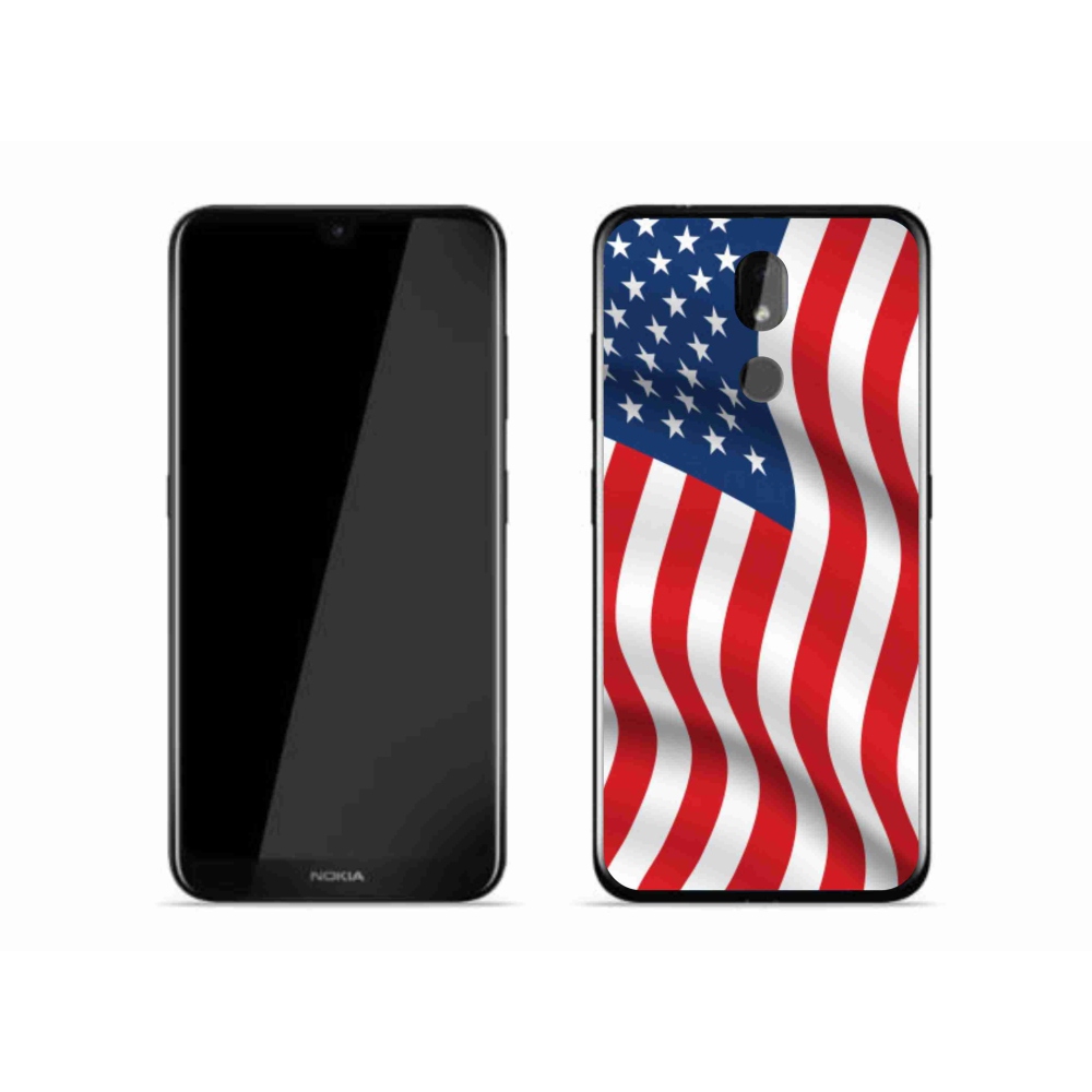 Gélový kryt mmCase na mobil Nokia 3.2 - USA vlajka