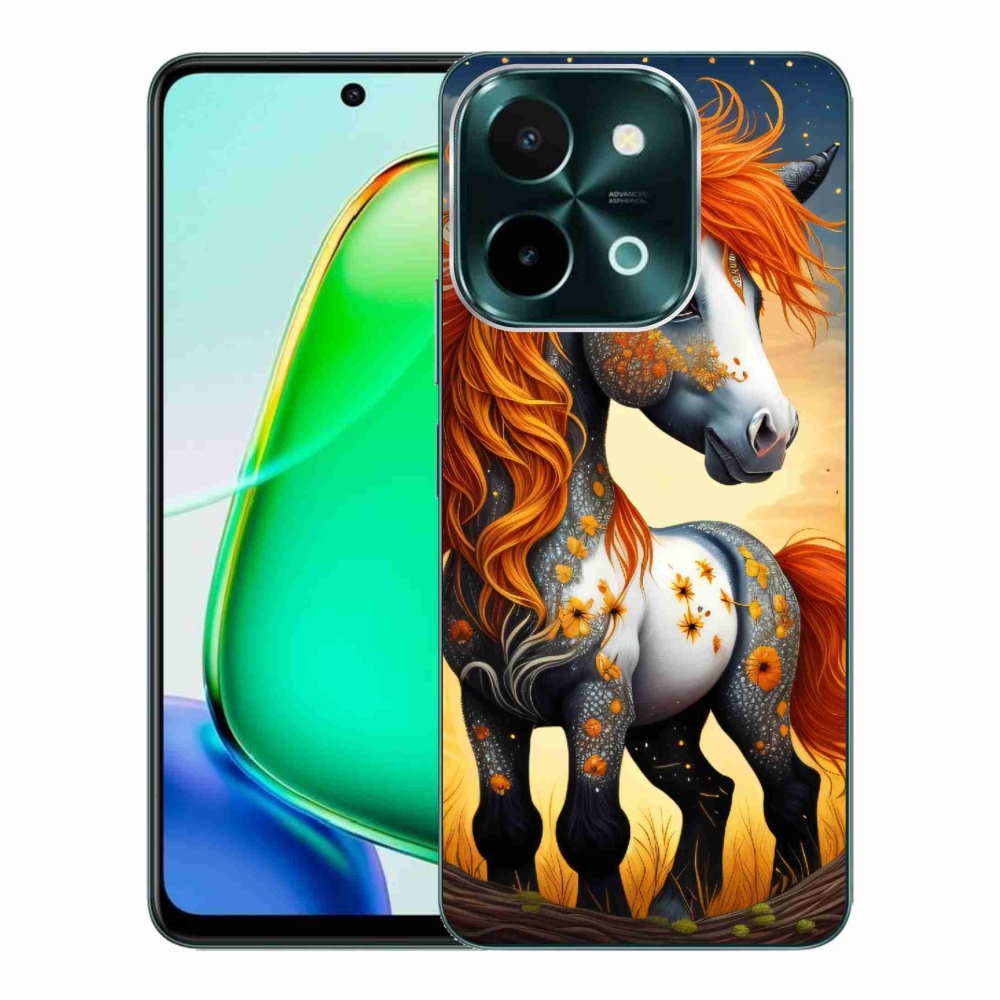 Gélový kryt mmCase na Vivo Y28 - farebný poník