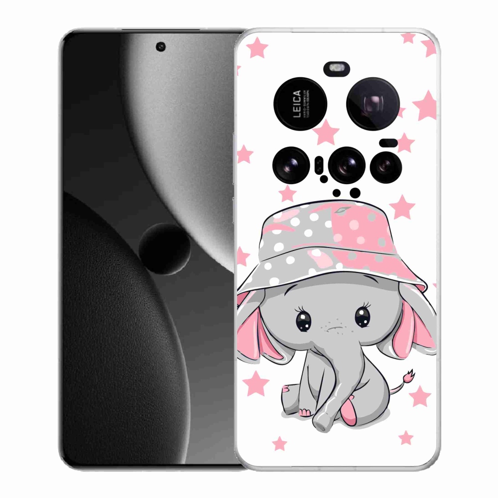 Gélový kryt mmCase na Xiaomi 15 Ultra - ružový slon