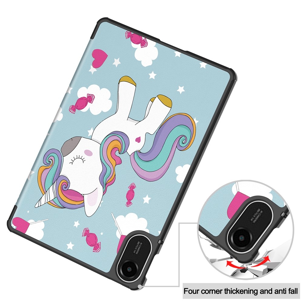 Patte chytré zatváracie púzdro na Xiaomi Redmi Pad 2 - jednorožec