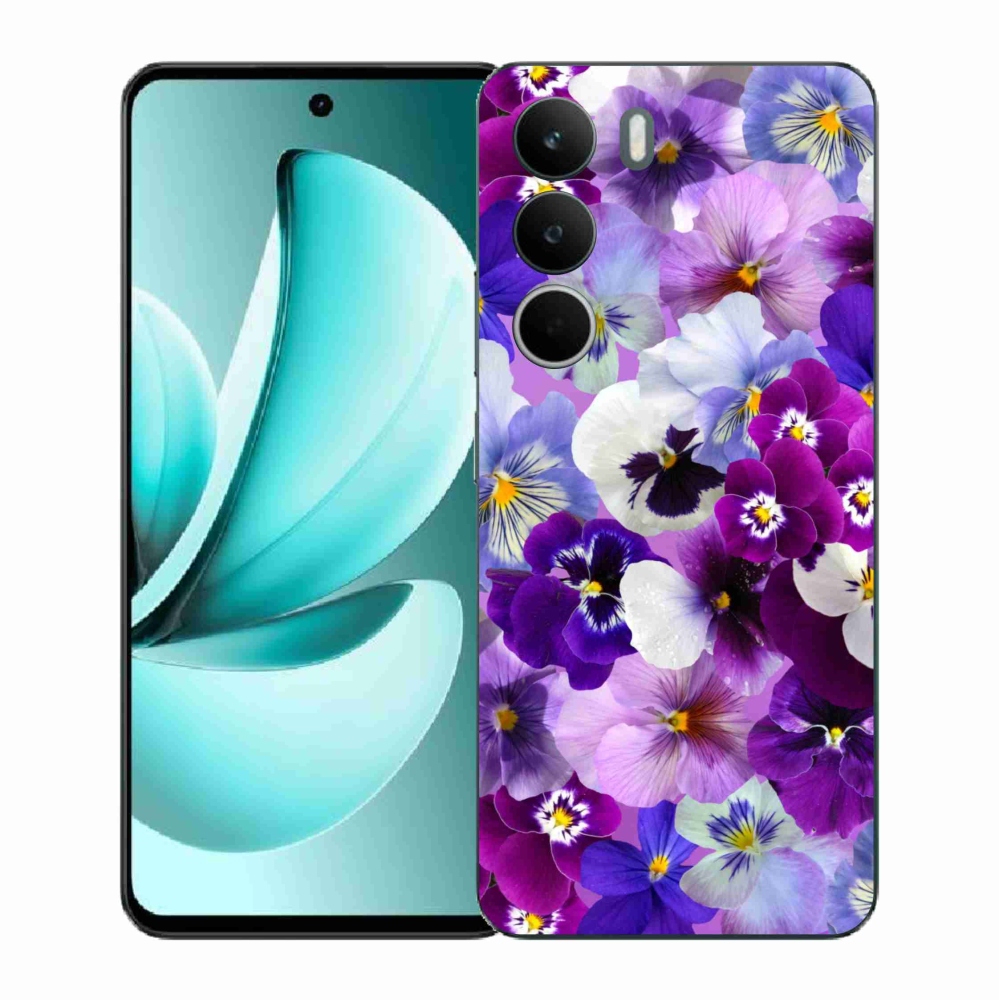 Gélový kryt mmCase na Realme C71 - kvety 9