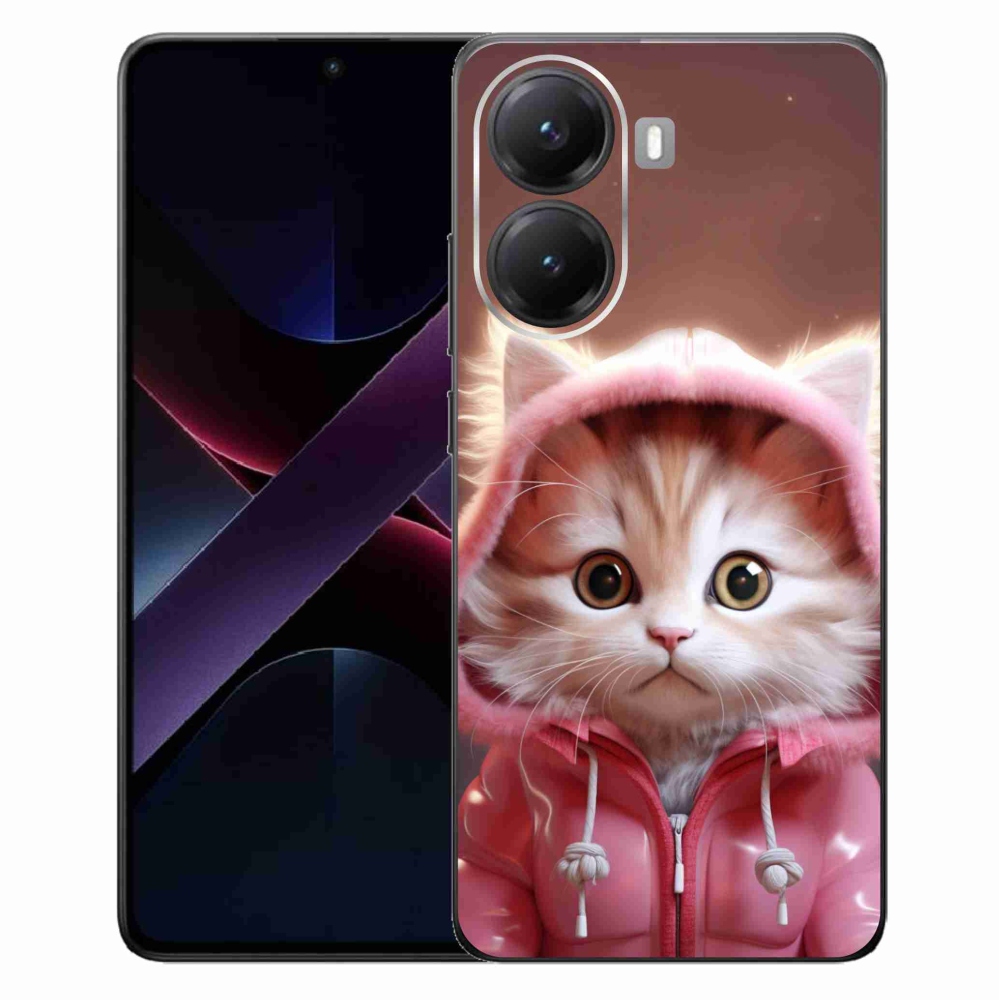 Gélový kryt mmCase na Xiaomi Poco X7 Pro 5G - roztomilé mačiatko 3