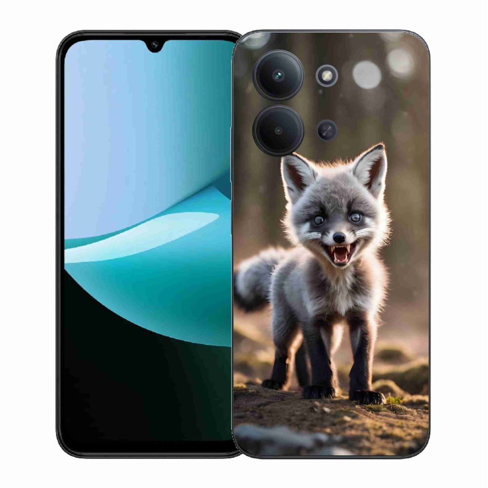 Gélový kryt mmCase na Xiaomi Redmi 15C 4G (171mm)/Poco C85 4G (171mm) - rozzúrená líška