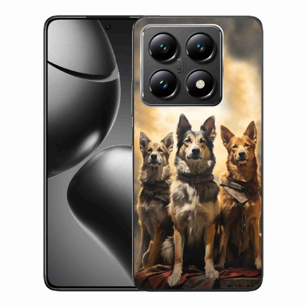 Gélový kryt mmCase na Xiaomi 14T - tri psy