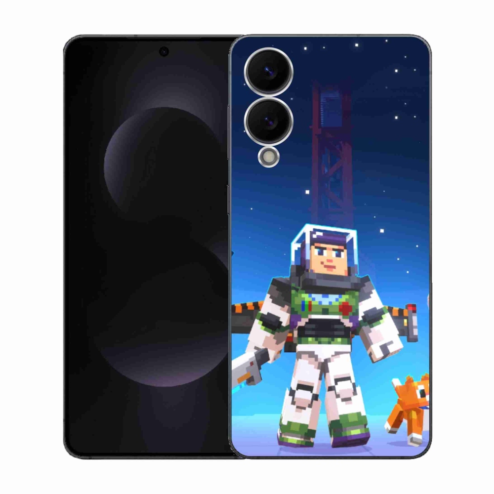 Gélový kryt mmCase na Samsung Galaxy S25 Edge - minecraft 2