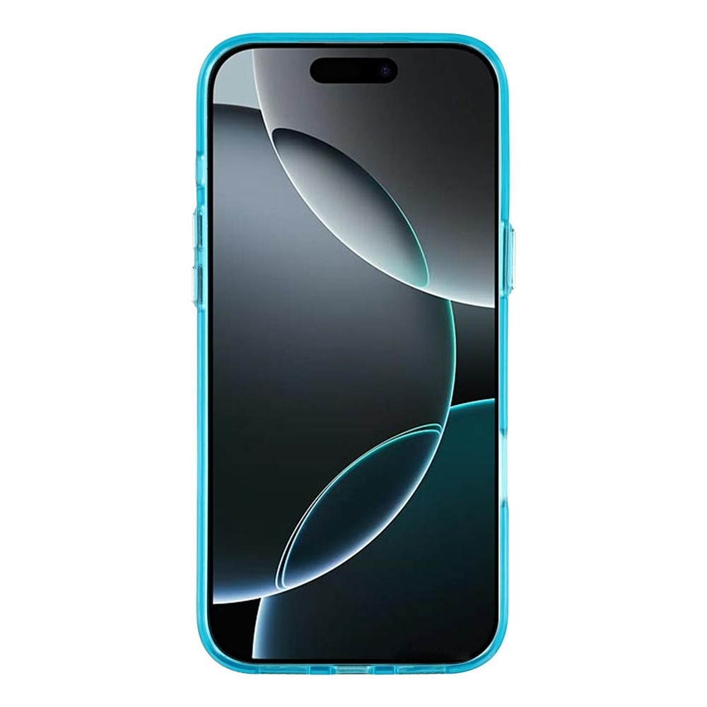 Gélový obal s pevným chrbtom na iPhone 17 Pro Max - svetlomodrý