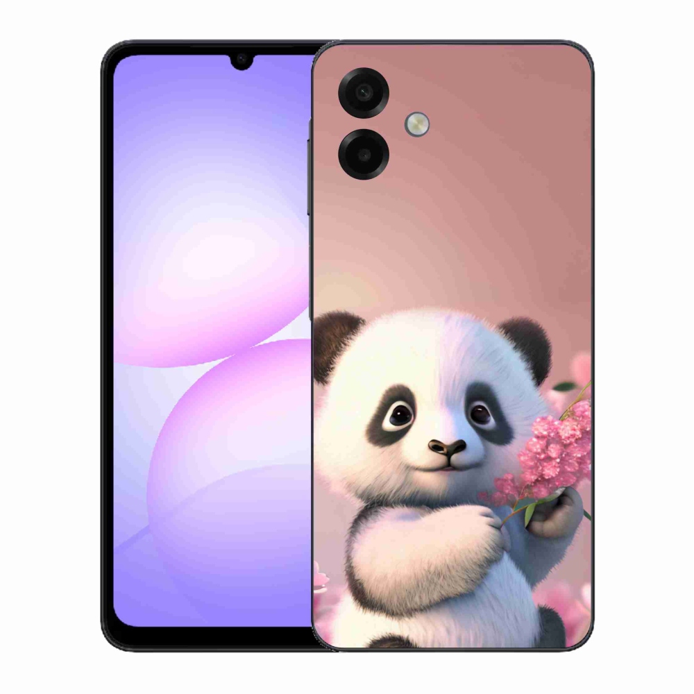 Gélový kryt mmCase na Samsung Galaxy A07 4G - roztomilá panda