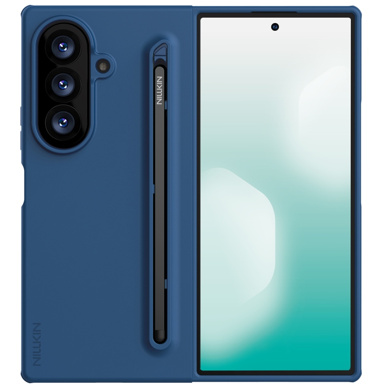 Nillkin Flex Pure Fold – puzdro s priehradkou na pero pre Samsung Galaxy Z Fold 8 Ultra Blue