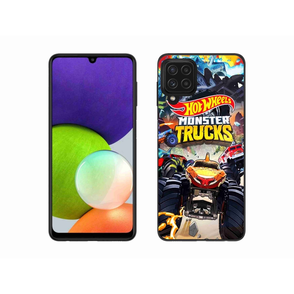 Gélový kryt mmCase na Samsung Galaxy A22 4G - hot wheels 2