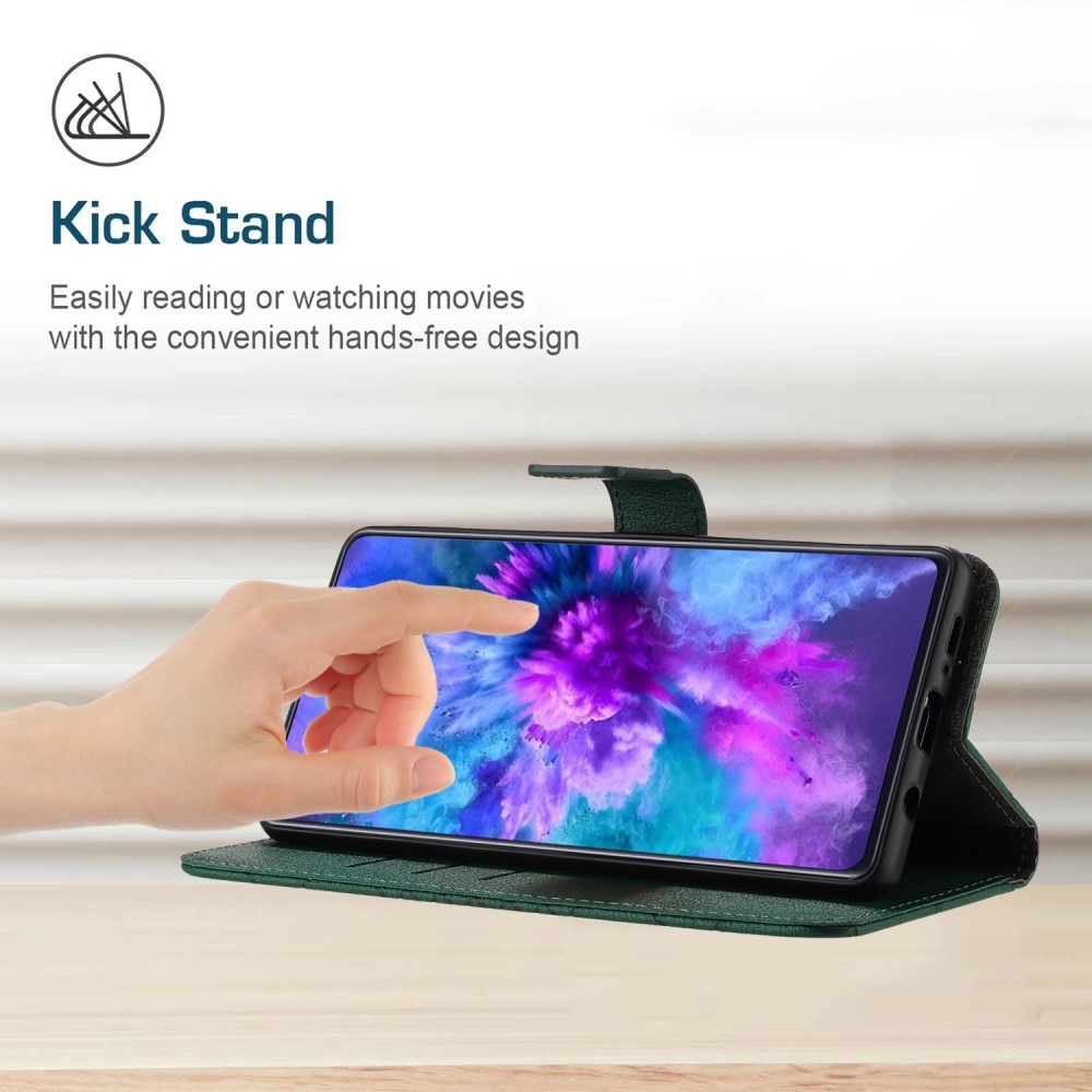 Folio knižkové púzdro na Xiaomi Redmi A5 (173.45x79.35x8.45mm) - zelené