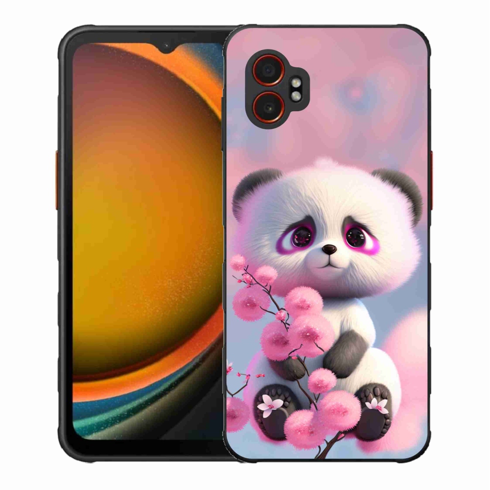 Gélový kryt mmCase na Samsung Galaxy Xcover 7 Pro - roztomilá panda 1