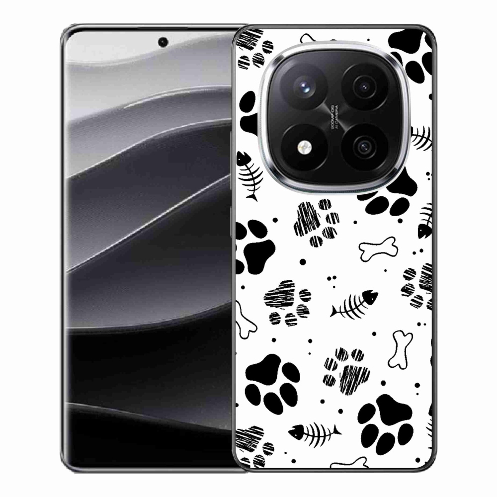 Gélový kryt mmCase na Xiaomi Redmi Note 14 Pro+ 5G - psie labky 1