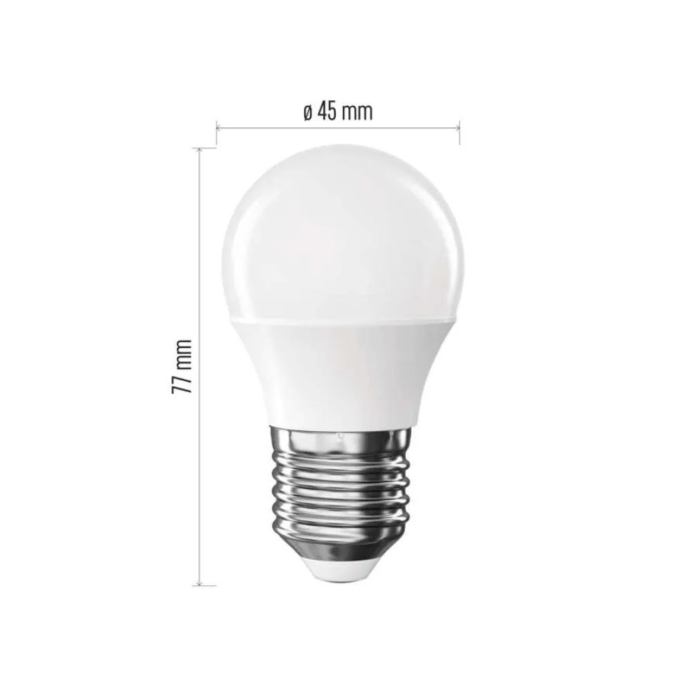 LED žiarovka Classic Mini Globe / E27 / 4,2 W (40 W) / 470 lm / neutrálna biela