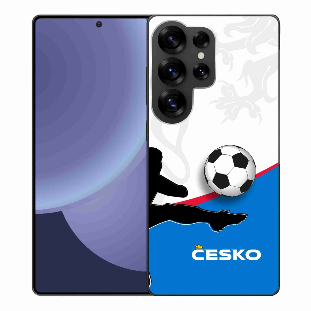 Gélový kryt mmCase na Samsung Galaxy S25 Ultra - futbal Česko 3