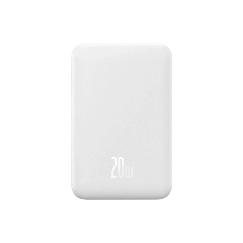 Baseus magnetická powerbanka 20000mAh 20W biela