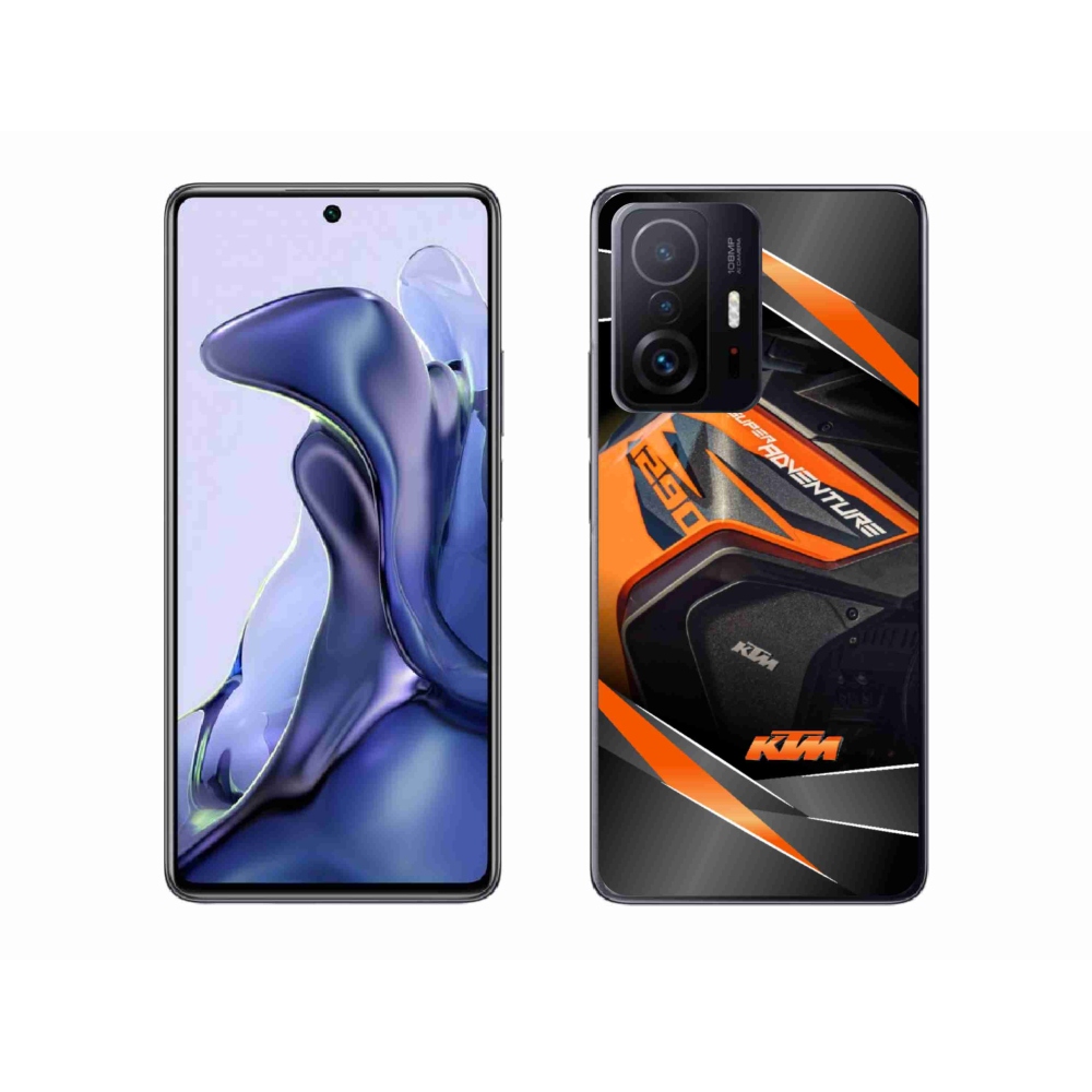 Gélový kryt mmCase na Xiaomi 11T Pro - motorka ktm