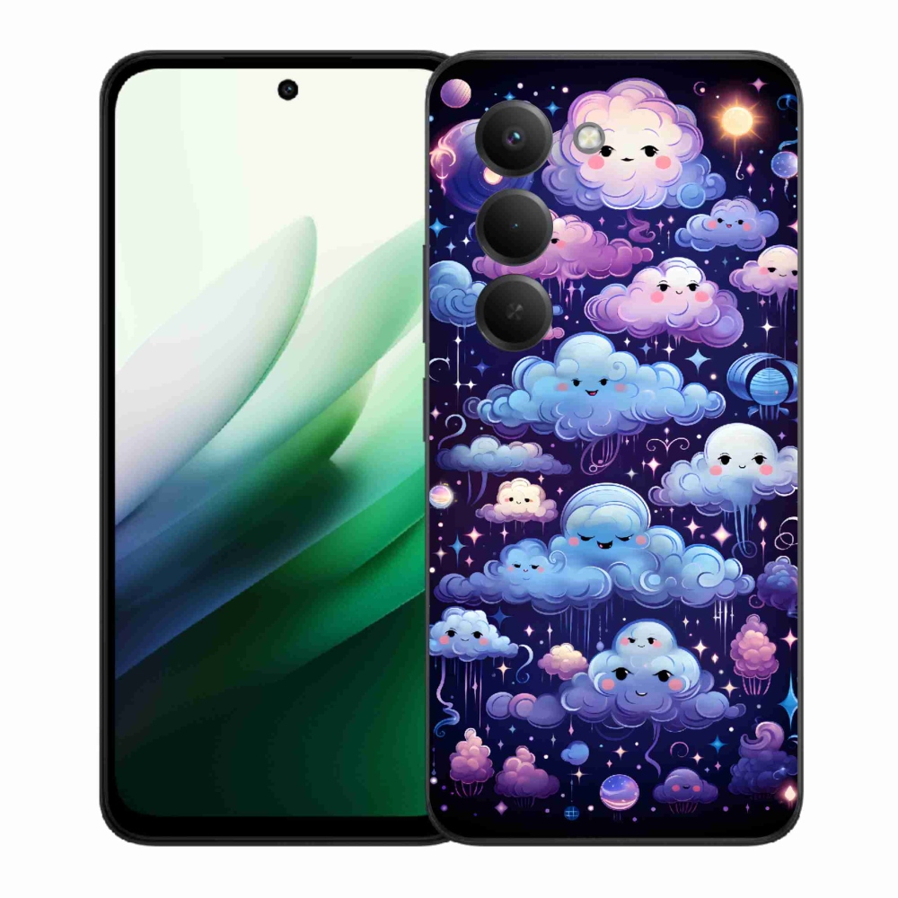 Gélový kryt mmCase na Xiaomi Redmi 15 5G (169mm) - mráčiky