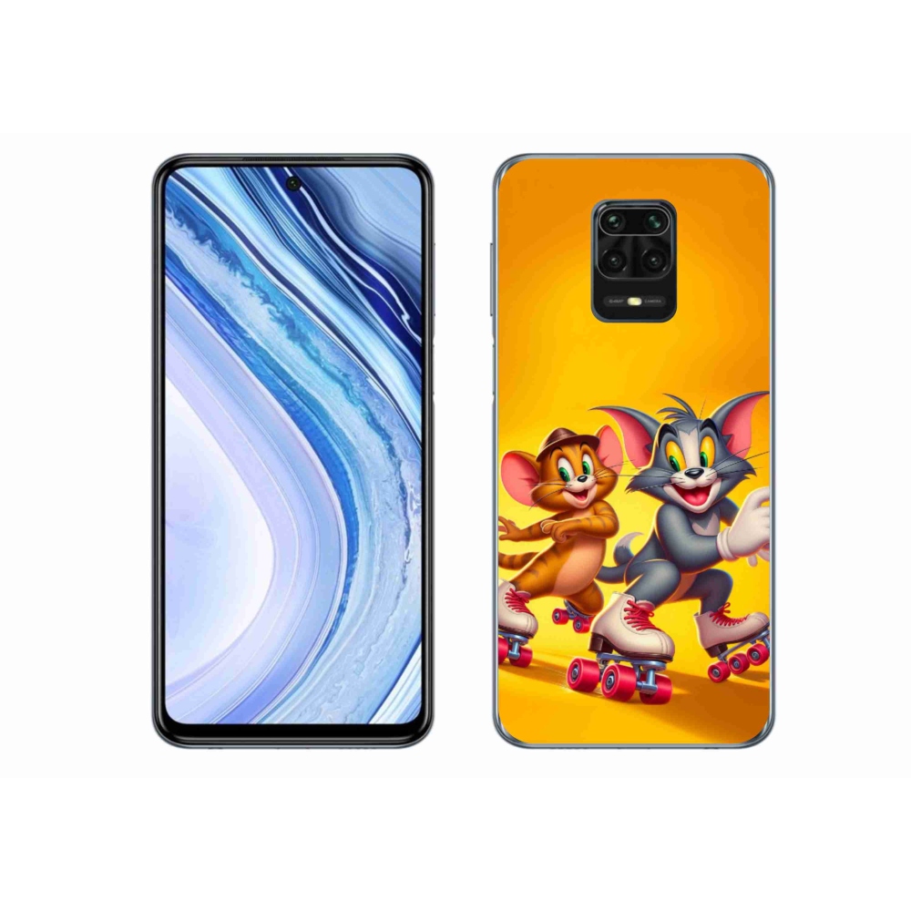 Gélový kryt mmCase na Xiaomi Redmi Note 9 Pro - tom a jerry