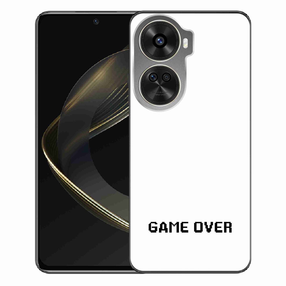 Gélový kryt mmCase na Huawei Nova 12 SE - game over biele pozadie