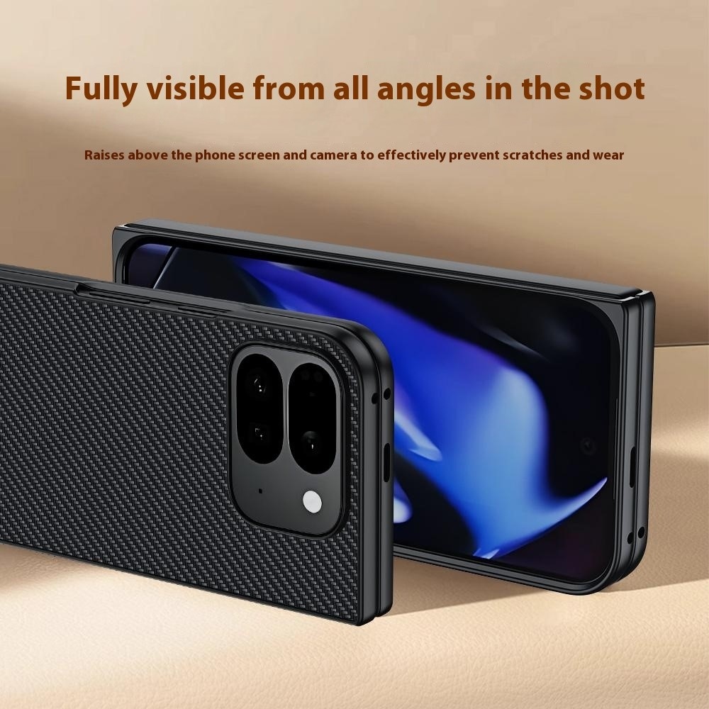 Carbone plastový kryt na mobil Google Pixel 10 Pro Fold - čierny