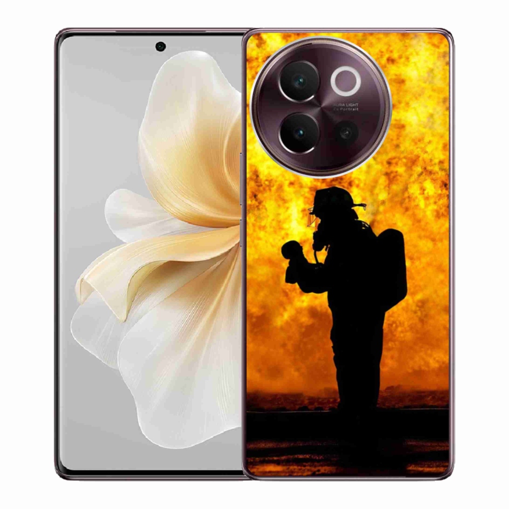 Gélový kryt mmCase na Vivo V40 Lite 5G - hasič