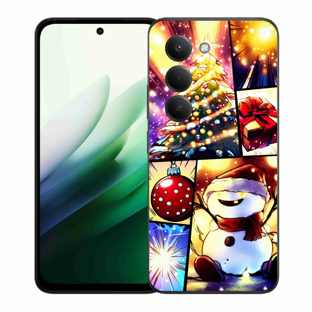 Gélový kryt mmCase na Xiaomi Redmi 15 5G (169mm) - vianočné motívy 1