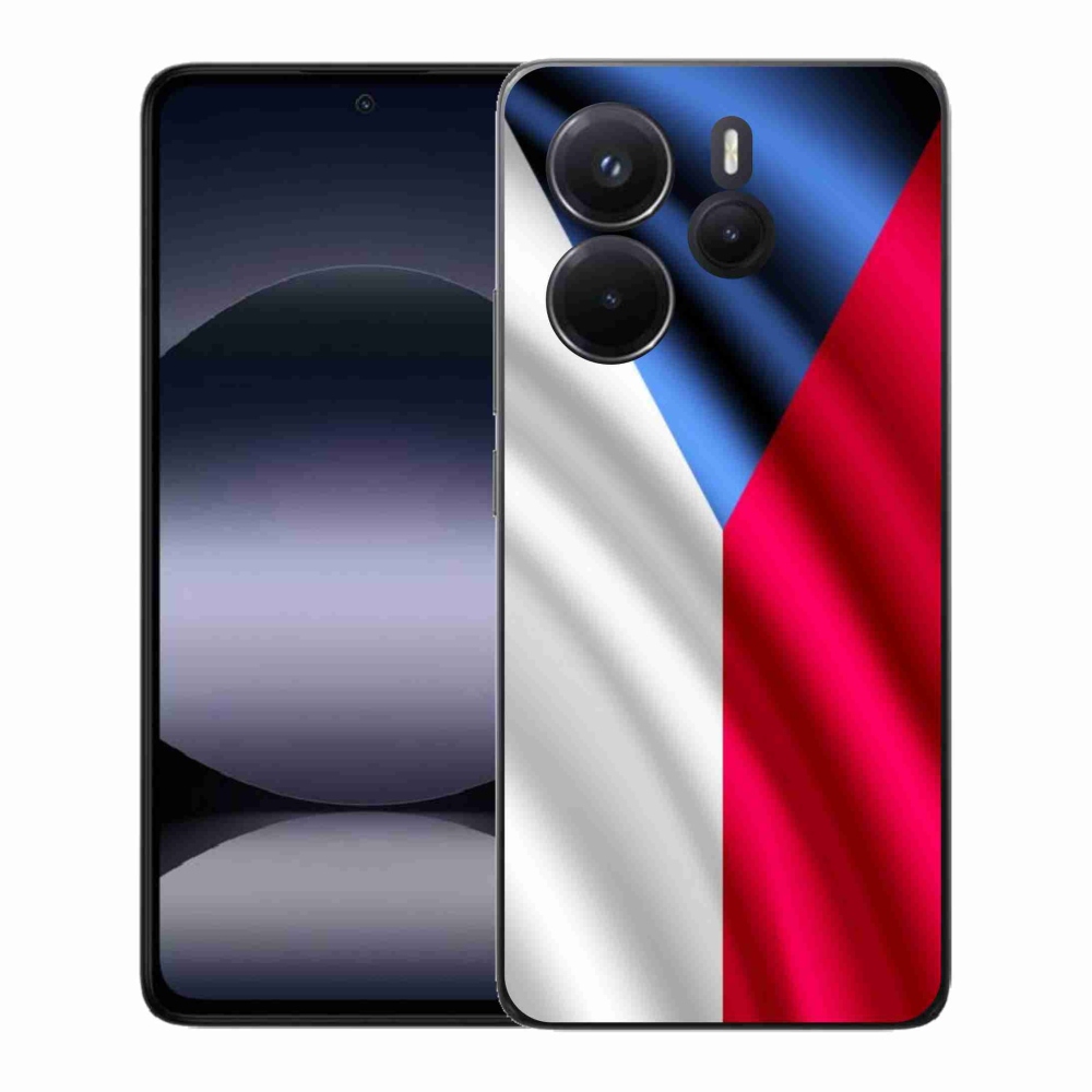 Gélový kryt mmCase na Xiaomi Redmi Note 14 - česká vlajka