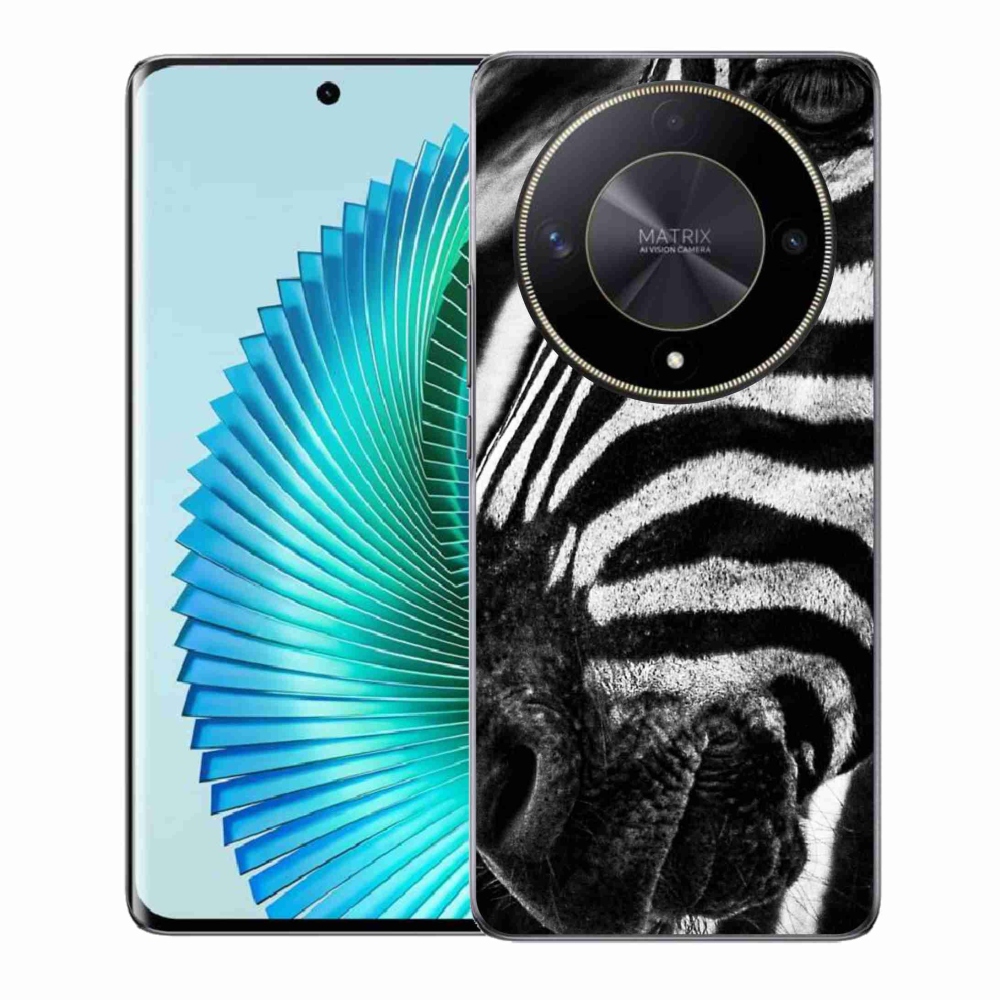 Gélový kryt mmCase na Honor Magic 6 Lite 5G - zebra