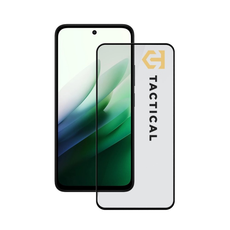 Taktický sklenený štít 5D sklo pre Xiaomi Redmi 15 4G/5G Black