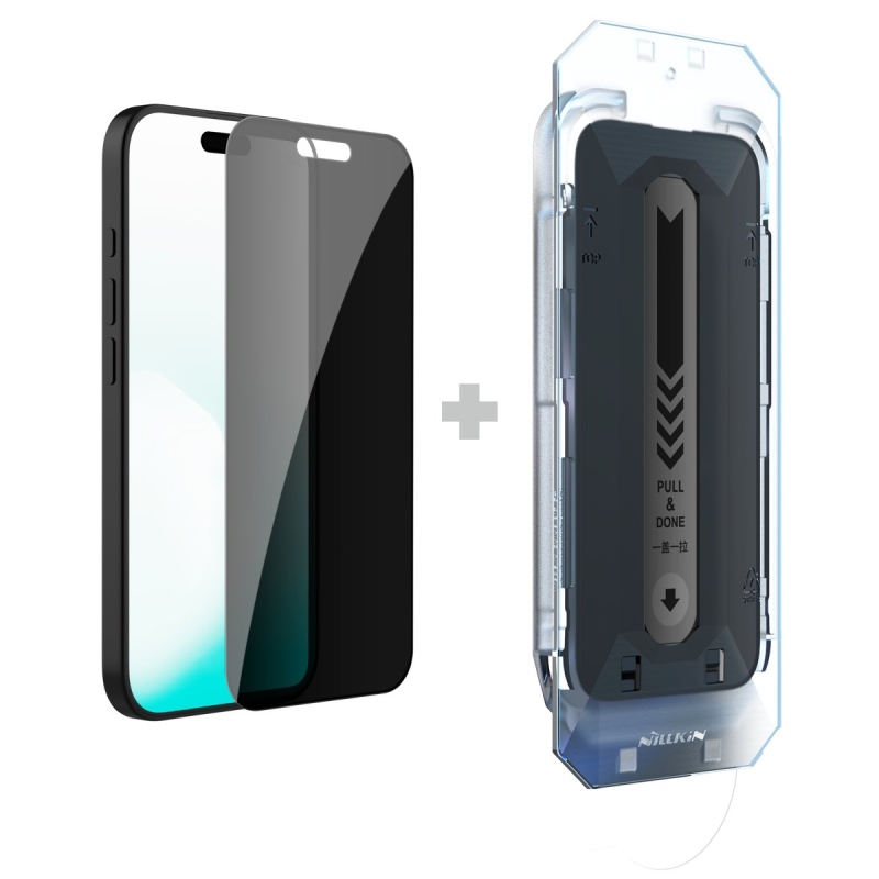 Nillkin Tvrdené sklo 0,25 mm Guardian 2,5D pre Apple iPhone 17 Pro Black (s aplikátorom)