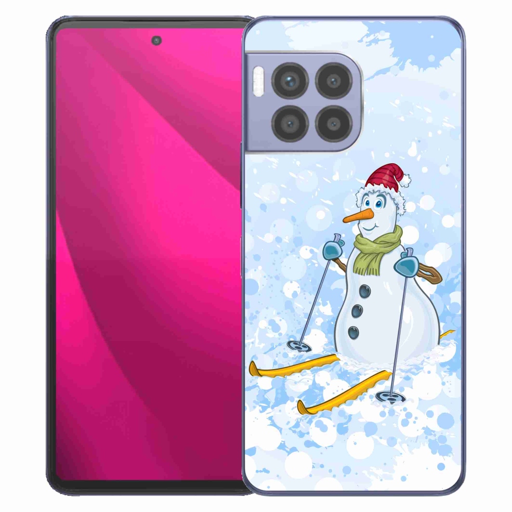 Gélový kryt mmCase na T-Mobile T Phone 2 Pro - snehuliak