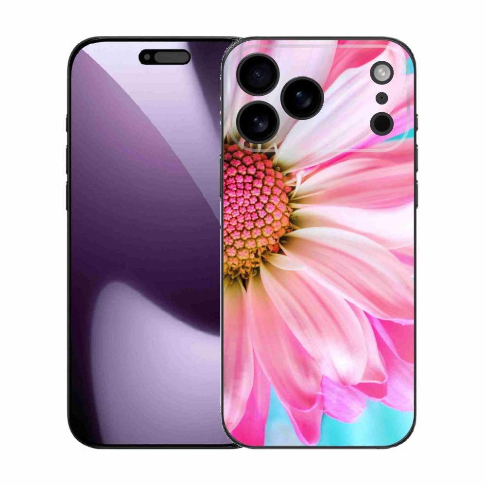 Gélový kryt mmCase na iPhone 17 Pro Max - ružová kvetina