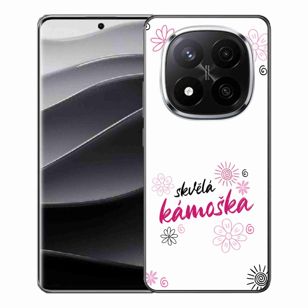 Gélový kryt mmCase na Xiaomi Redmi Note 14 Pro+ 5G - skvelá kamoška biele pozadie