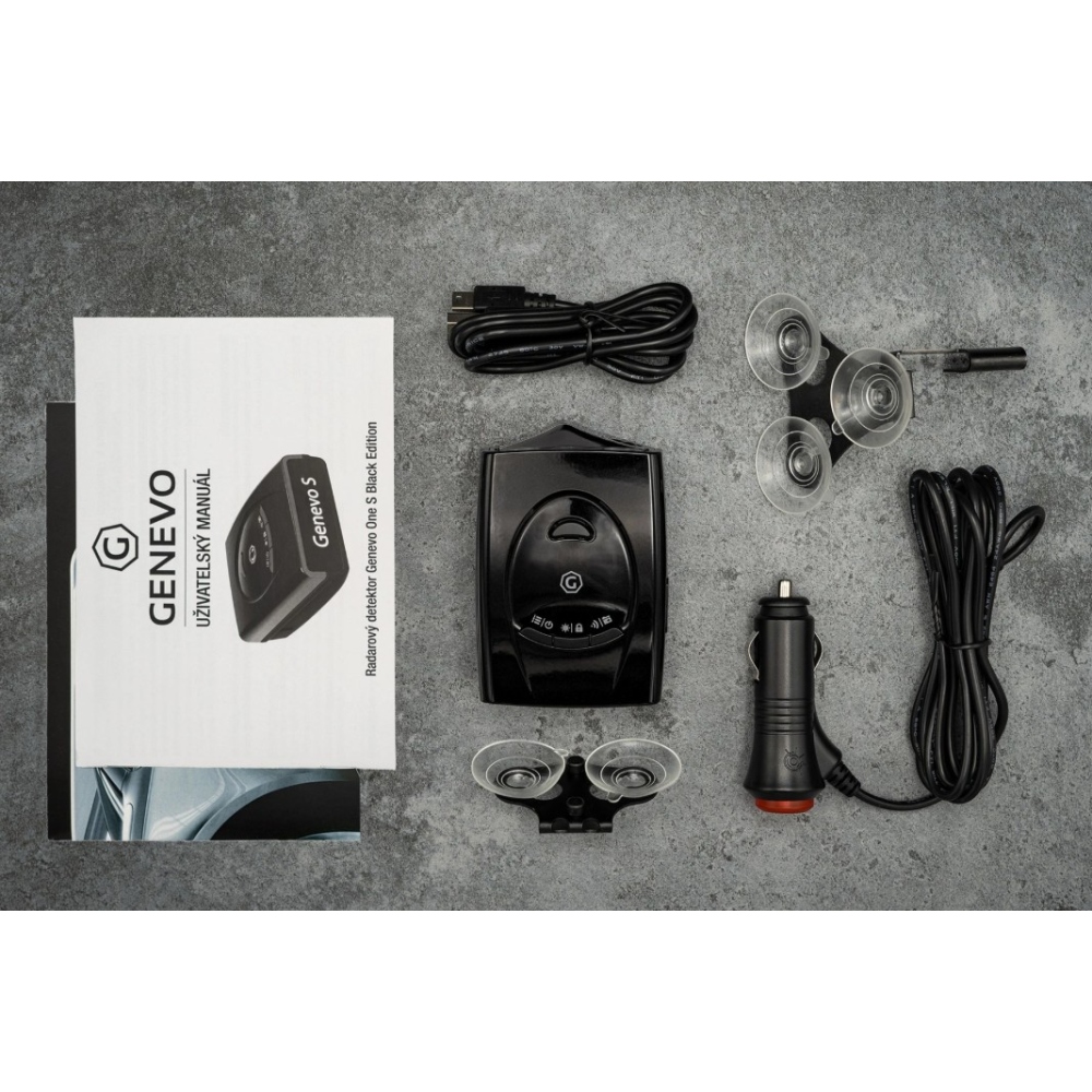 Prenosný pasívny antiradar Genevo ONE S Black Edition