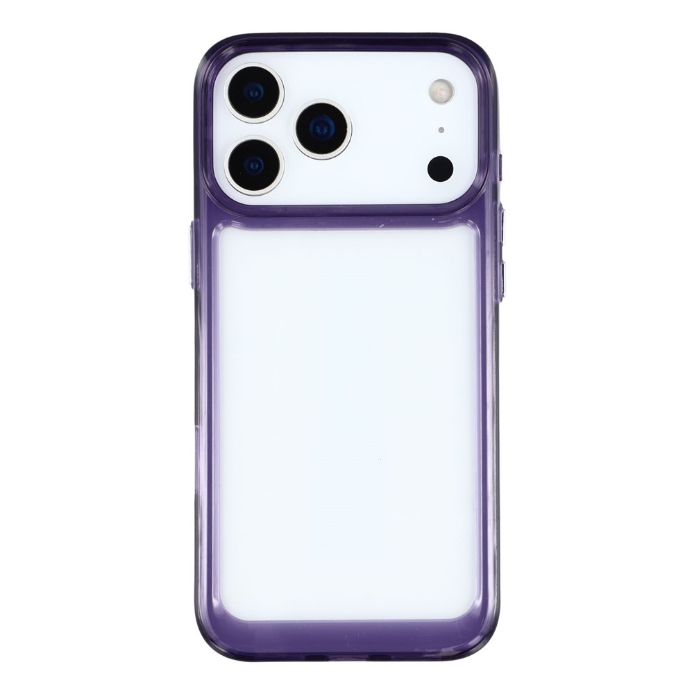 Gélový obal s pevným chrbtom na iPhone 17 Pro Max - fialový