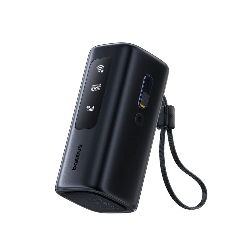 Baseus EnerGeek GX11 MiFi 67W Powerbank 20000mAh Cosmic Black