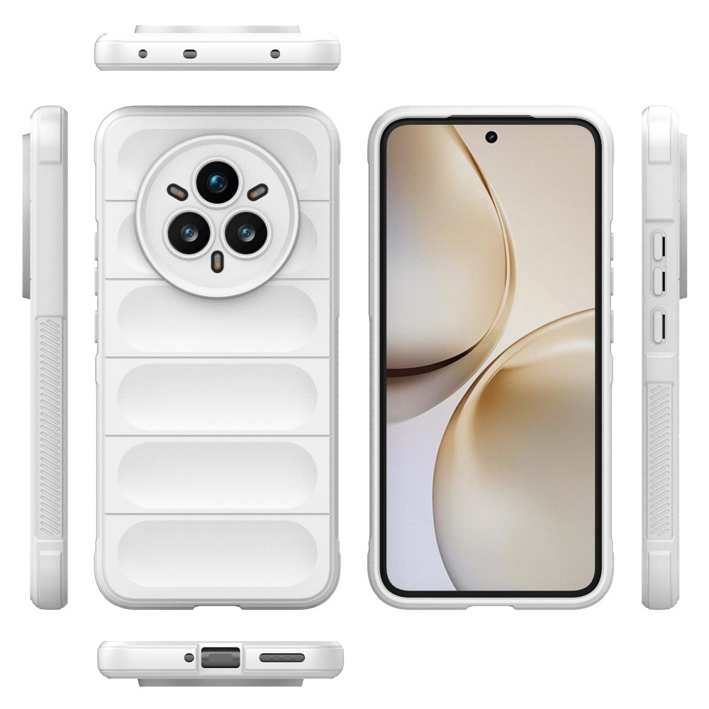 Rugg odolný gélový obal na Realme 14 Pro+ 5G - biely