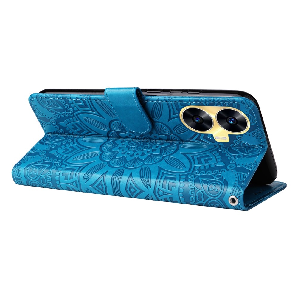 Sunflower knižkové púzdro na Realme C55 - modré
