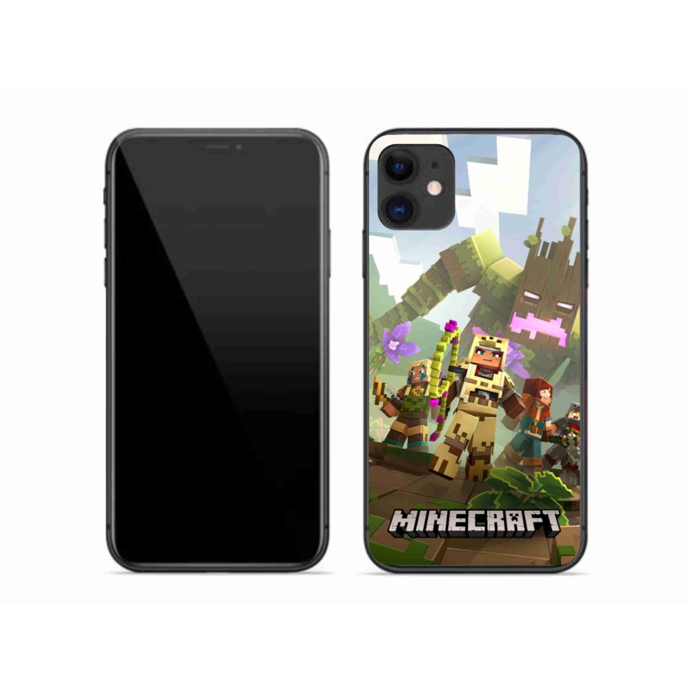 Gélový kryt mmCase na iPhone 11 - minecraft 1