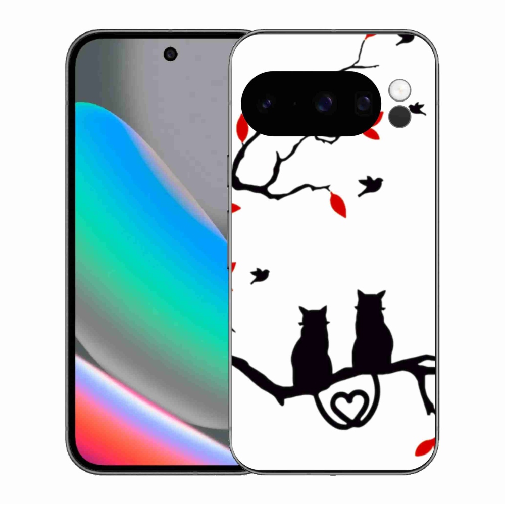 Gélový kryt mmCase na Google Pixel 10 Pro - mačacia láska