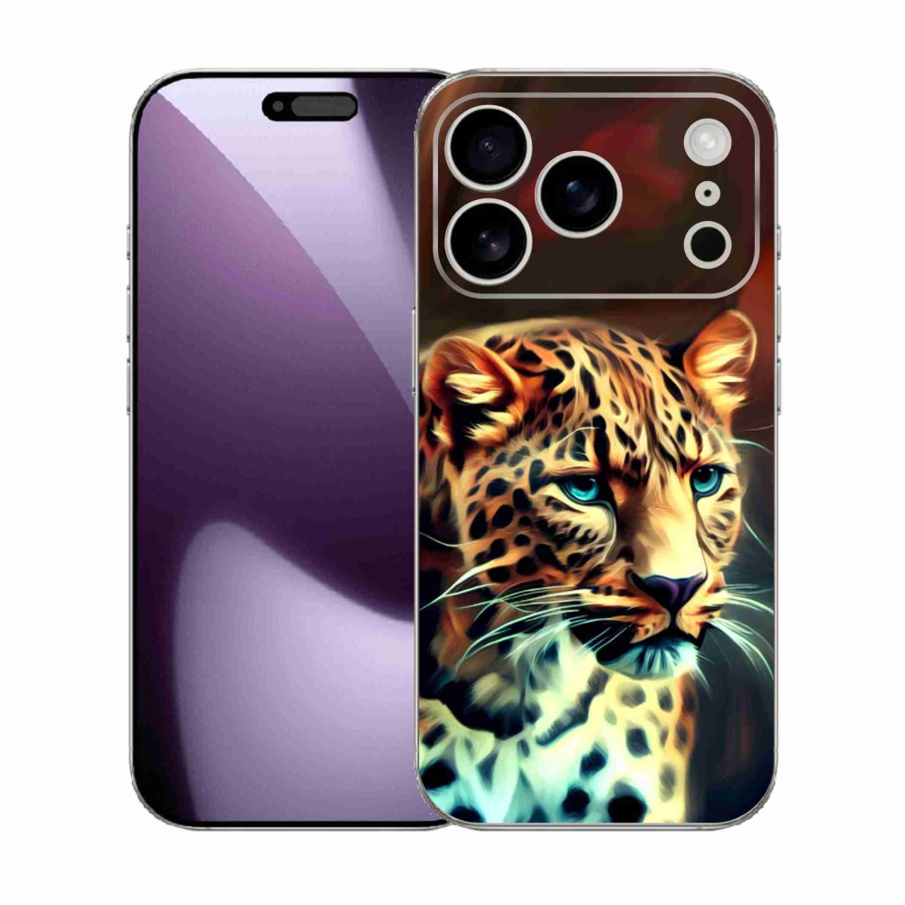 Gélový kryt mmCase na iPhone 17 Pro - leopard