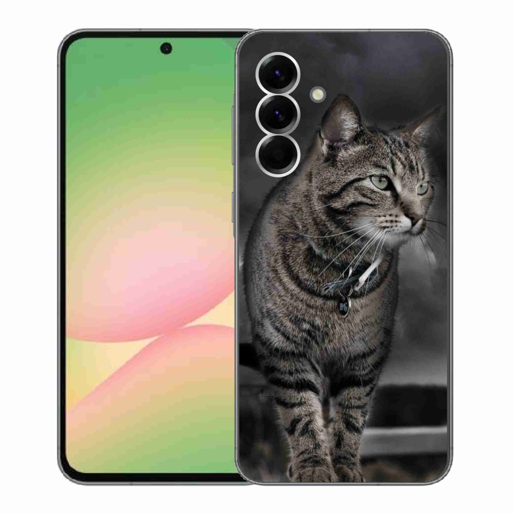Gélový kryt mmCase na Samsung Galaxy A56 5G - mačka