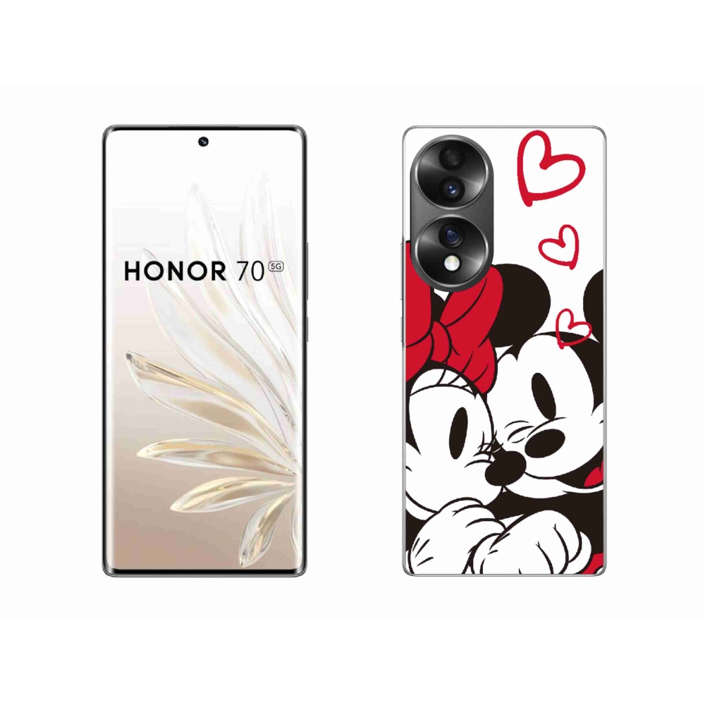 Gélový kryt mmCase na Honor 70 - minnie a mickey